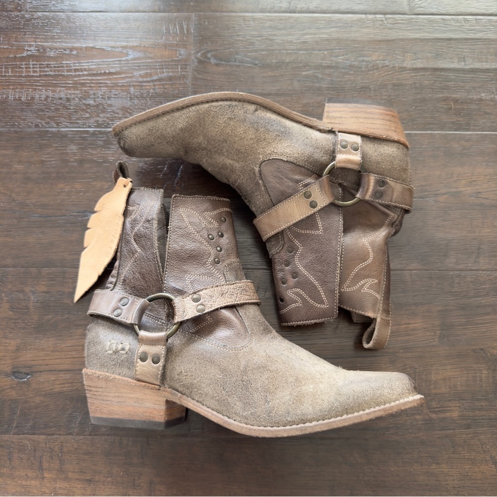 Bed Stu Canada Leather Ankle Booties Size 9‎ Women - Picture 2 of 13